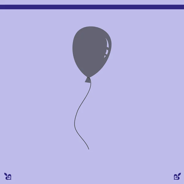 Obrázek ikony balon — Stockový vektor