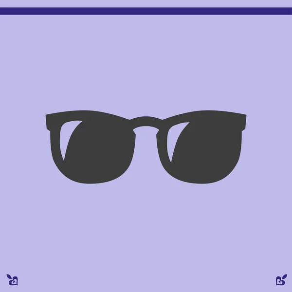 Icono de gafas símbolo — Vector de stock