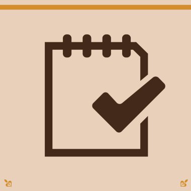 Belge simgesi illüstrasyon