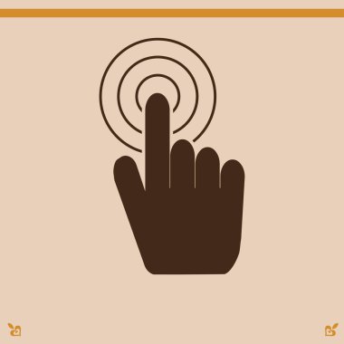 Bir düğmeye dokunarak ile el