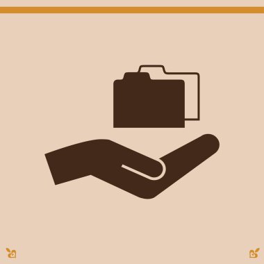 klasör simgesi illüstrasyon