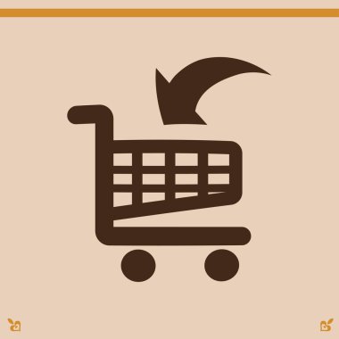  Alışveriş arabası simgesi