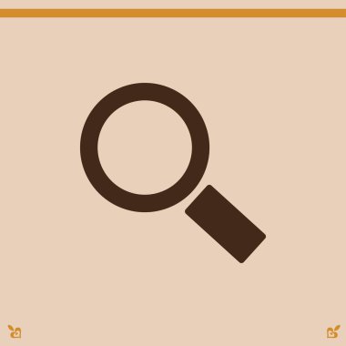 Büyütme cam illüstrasyonu