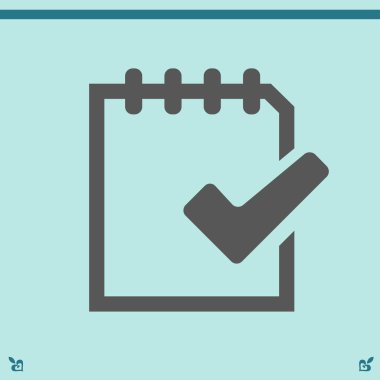 Belge simgesi illüstrasyon