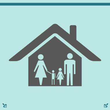 ev simgesini illüstrasyon