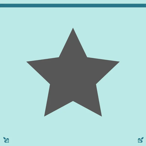 Иллюстрация значка звезды — стоковый вектор
