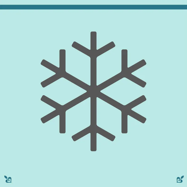 Illustration Schneeflockensymbol — Stockvektor