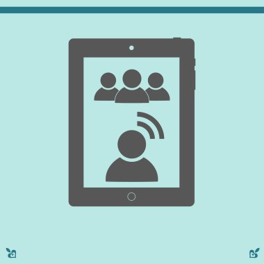 Video konferans simgesi