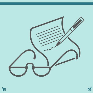 Gözlük simgesi simgesi