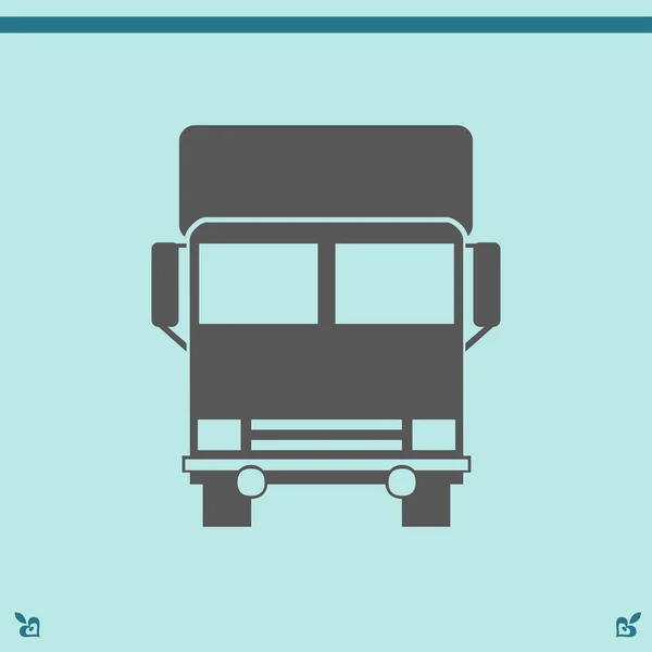 Вантажівка значок ілюстрація — стоковий вектор