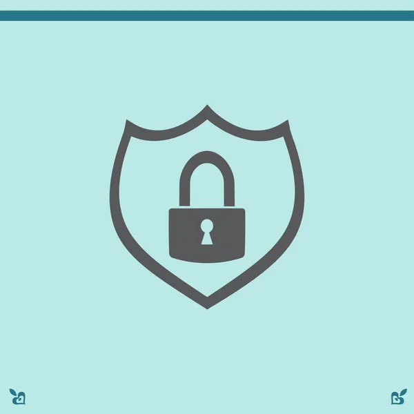 Lock icon illustration — Stock Vector