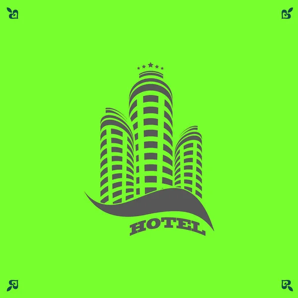 Hotel icon illustration — Stock Vector