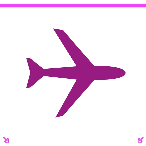 Літак значок ілюстрація — стоковий вектор