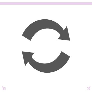 Döngüsel düz simgesi