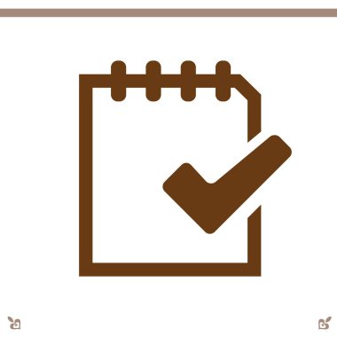 Belge simgesi illüstrasyon