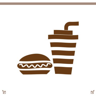 Sosisli ve içki simgesi