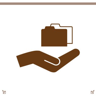 klasör simgesi illüstrasyon