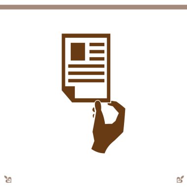 Kağıt belge simgesi 