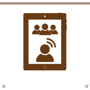 Video konferans simgesi