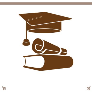 Öğrenci şapka simgesi