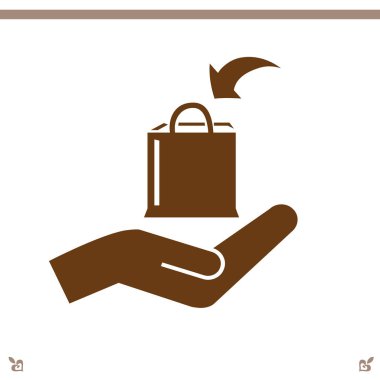 alışveriş çantası simgesi