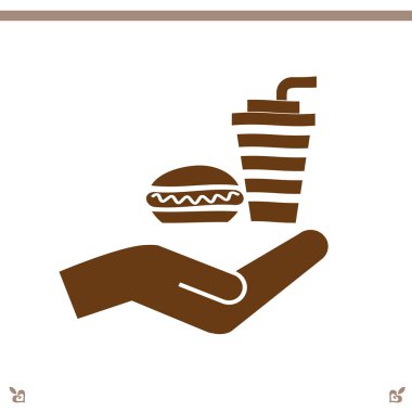 Sosisli ve içki simgesi