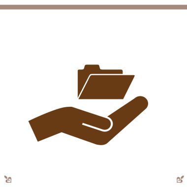 klasör simgesi illüstrasyon