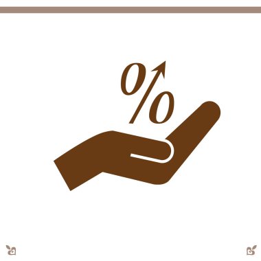 Yandan yüzde simgesi