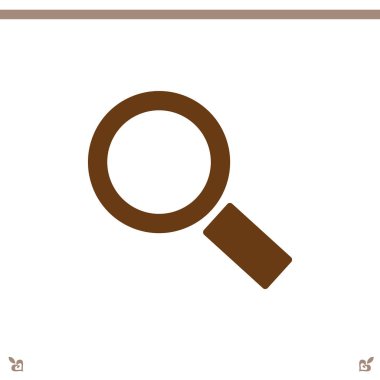 Büyütme cam illüstrasyonu