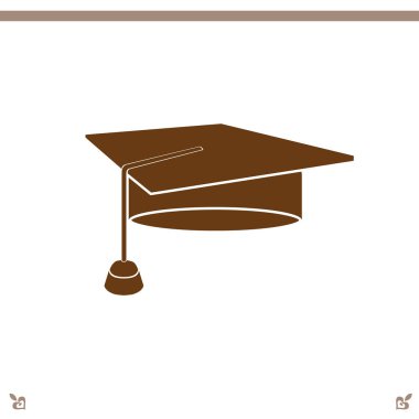 Öğrenci şapka simgesi