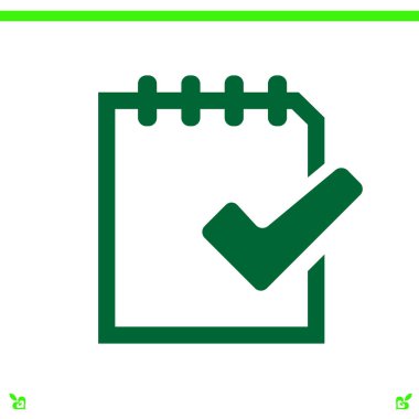 Belge simgesi illüstrasyon