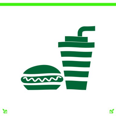 Sosisli ve içki simgesi