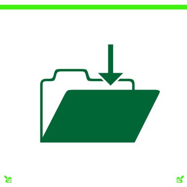 klasör simgesi illüstrasyon