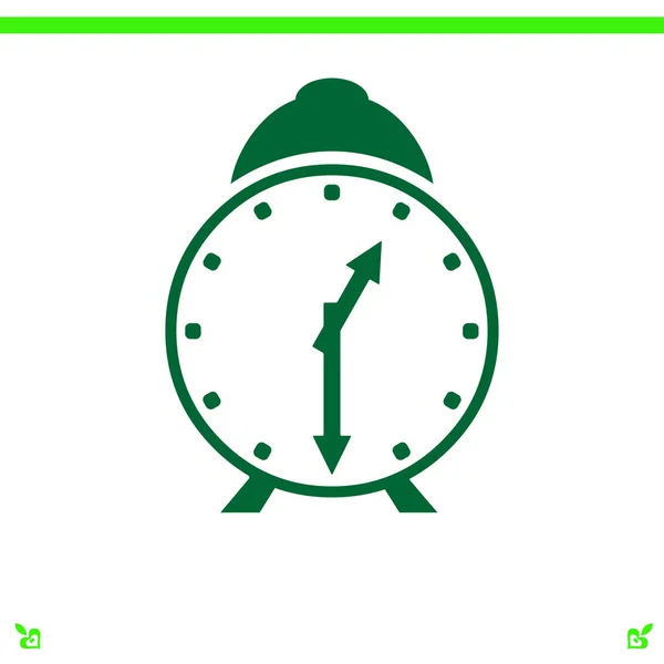 Icono del reloj despertador — Vector de stock