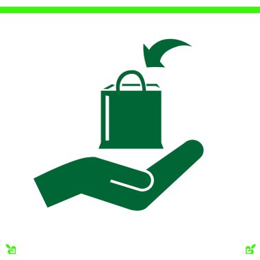 alışveriş çantası simgesi