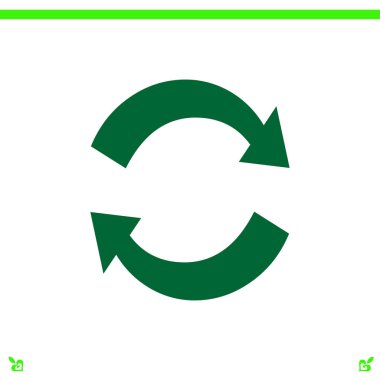 Döngüsel simgesinin düz simgesi