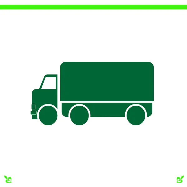 Вантажівка значок ілюстрація — стоковий вектор