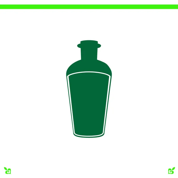 Bottle icon  illustration — Stock Vector