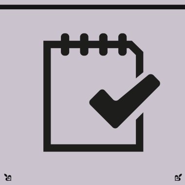 Belge simgesi illüstrasyon