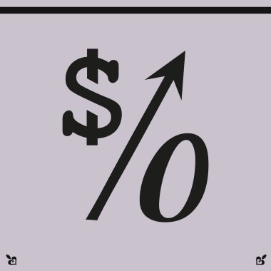 yüzde işareti vektör çizim.