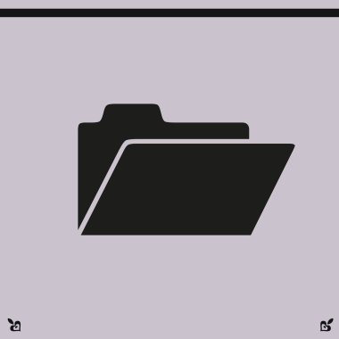 klasör simgesi illüstrasyon