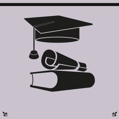 Öğrenci şapka simgesi