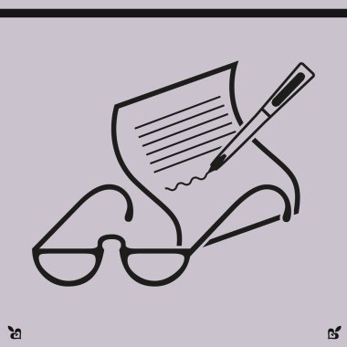 Gözlük simgesi simgesi