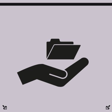 klasör simgesi illüstrasyon