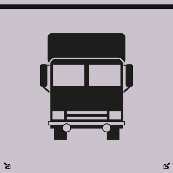 Ciężarówka ikona ilustracja — Wektor stockowy