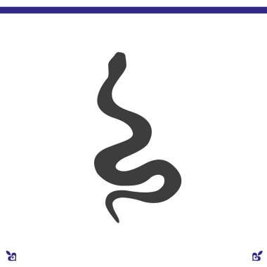 Yılan simge tasarlamak