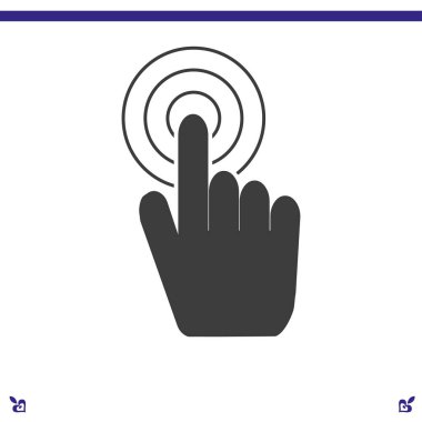 Bir düğmeye dokunarak ile el