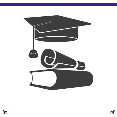 Öğrenci şapka simgesi