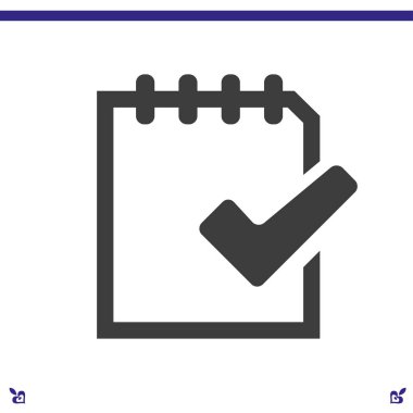 Belge simgesi illüstrasyon 