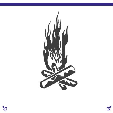 şenlik ateşi simge tasarlamak 